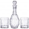 Набор штоф и 2 стакана, 12x36 см 1400 мл Alegre Glass (337-128)