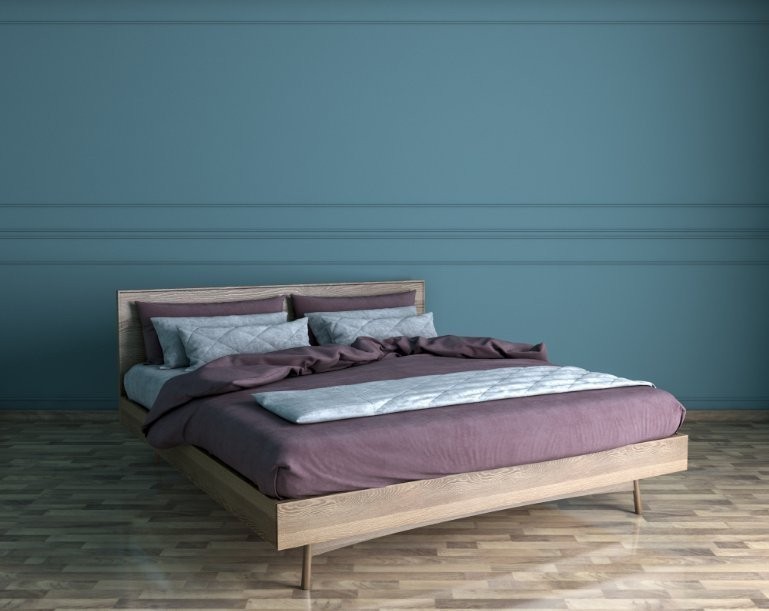 Кровать двуспальная в Скандинавском стиле Bruni 180*200 арт BR-18-ET