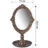 Зеркало настольное коллекция "рококо", 15,5*12,7*17cm Lefard (504-419)