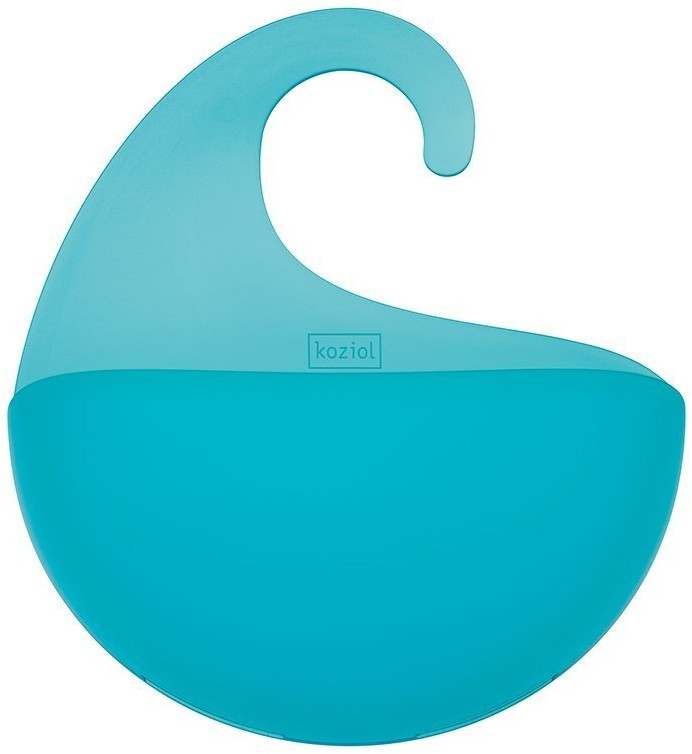 Органайзер для ванной surf m, прозрачно-бирюзовый (60478)