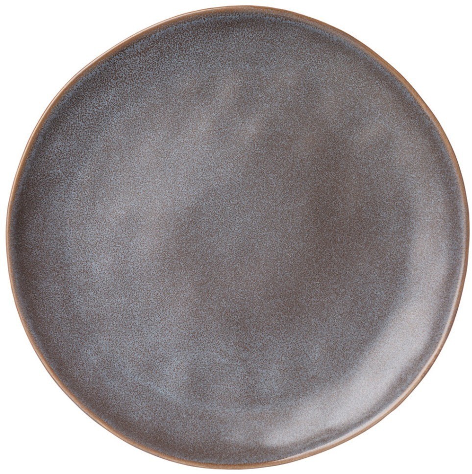 Тарелка подстановочная 24 см коллекция "glaze collection" цвет:серый меланж мал= 6 шт мин. партия Lefard (191-223)