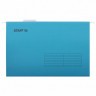 Подвесные папки А4/Foolscap 404х240 мм до 80 л к-т 10 шт синие картон STAFF 270933 (93174)