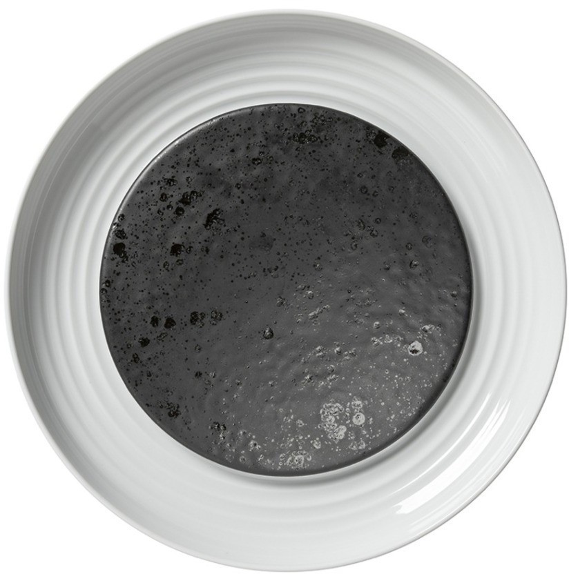 Тарелка RCP201-BLK, 19.9, фарфор, Black, Costa Nova