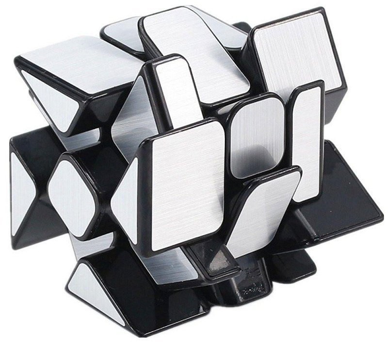 Зеркальный Кубик Колесо Серебро (29761)