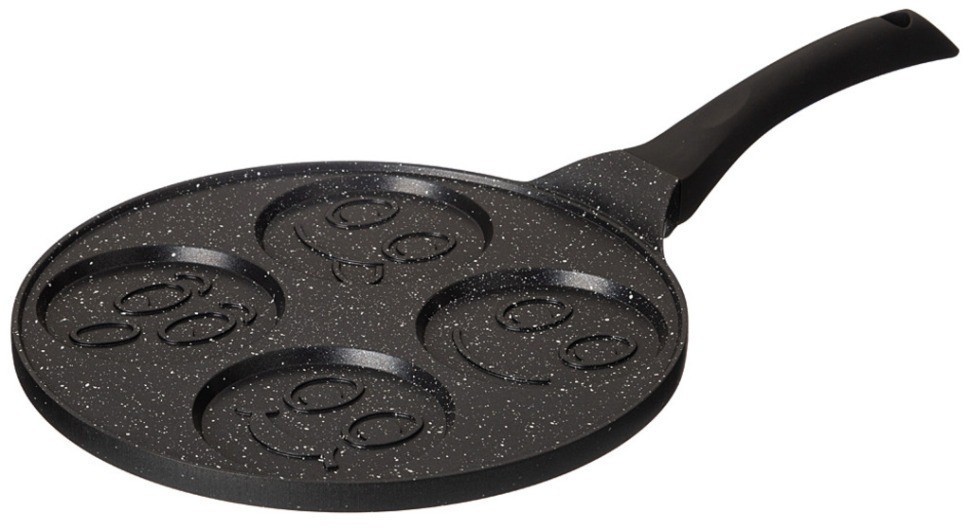 Сковорода agness "смайл" с антипригар.покрытием диаметр=26.5 см (932-015)