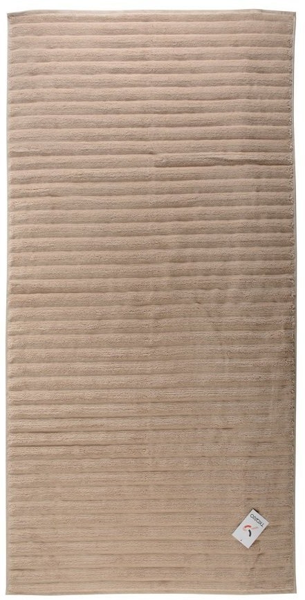Полотенце банное waves бежевого цвета из коллекции essential, 70х140 см (63094)