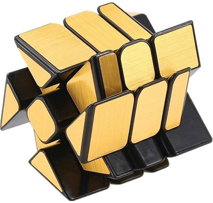 Зеркальный Кубик Колесо Золото (29762)
