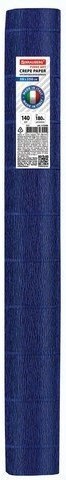 Бумага гофрированная Brauberg Fiore 140 г/м2 темно-синяя (955) 50х250 см 112596 (87042)