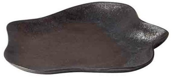 Тарелка L9236-M1, каменная керамика, Black, ROOMERS TABLEWARE