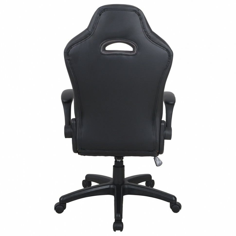 Кресло компьютерное Brabix Skill GM-005 экокожа черное/оранжевое 532495 (91859)
