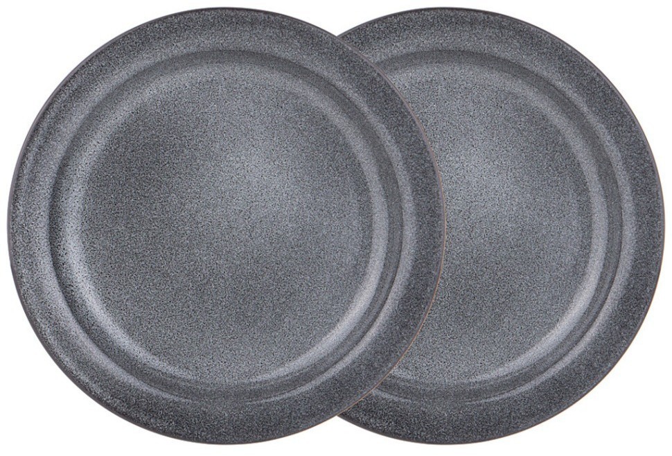 Набор тарелок десертных lefard "graphite" 2 шт. 19 см (474-235)