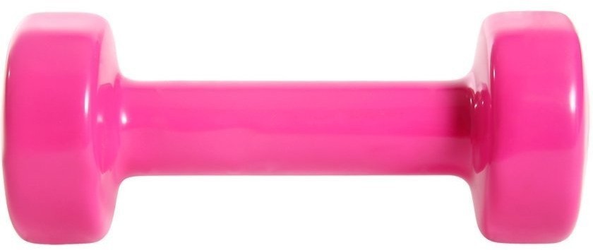 Гантель виниловая DB-101 1 кг, розовый (998411)