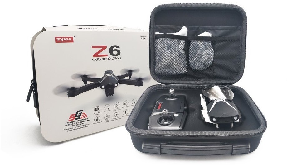 Квадрокоптер Syma Z6 с камерой 4K FPV, GPS 2.4G с сумкой (SYMA-Z6-BAG)
