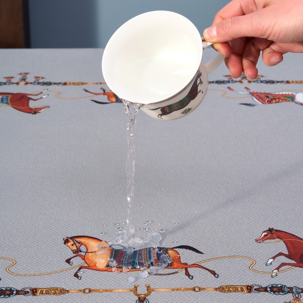 Дорожка "passage" 45х145см, 100% хлопок,твил c пропиткой, серый Lefard (850-761-3)