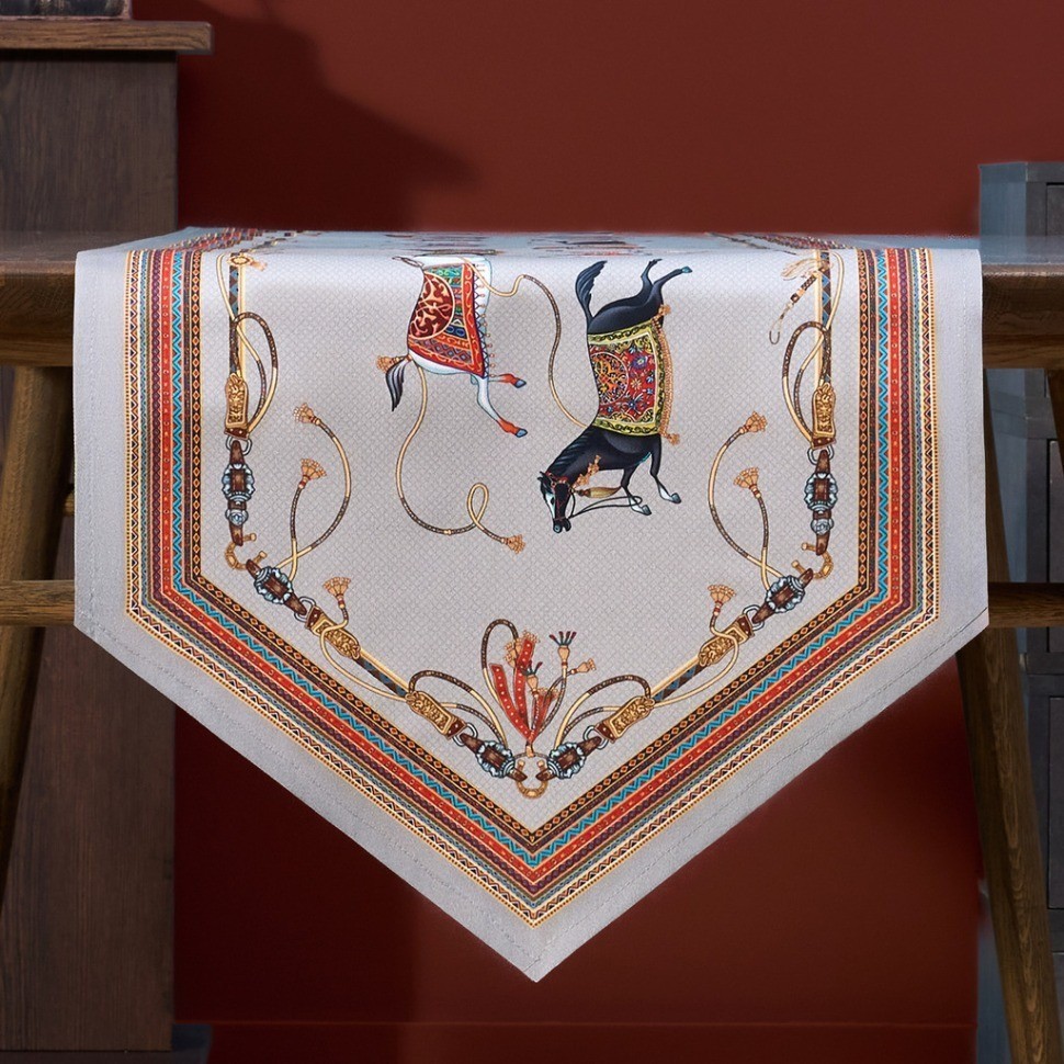 Дорожка "passage" 45х145см, 100% хлопок,твил c пропиткой, серый Lefard (850-761-3)