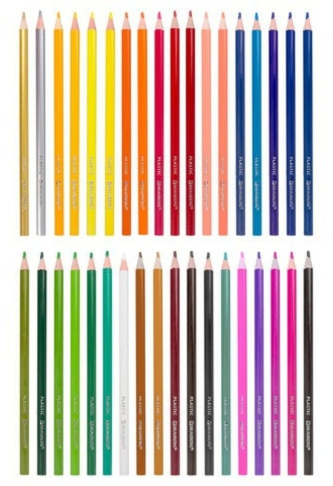 Карандаши цветные трехгранные 36 цветов 3 мм 181664 (4) (86106)