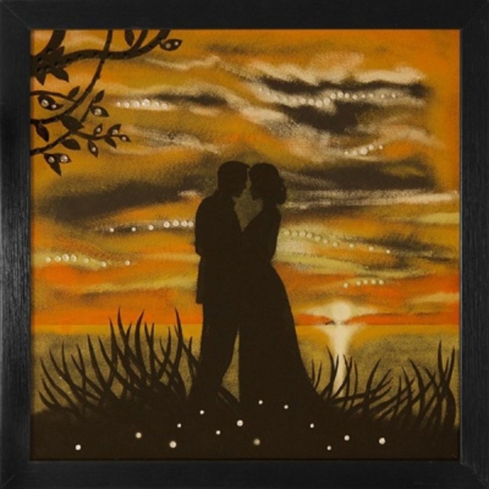 Картина Любовь 2 с кристаллами Swarovski (1917)