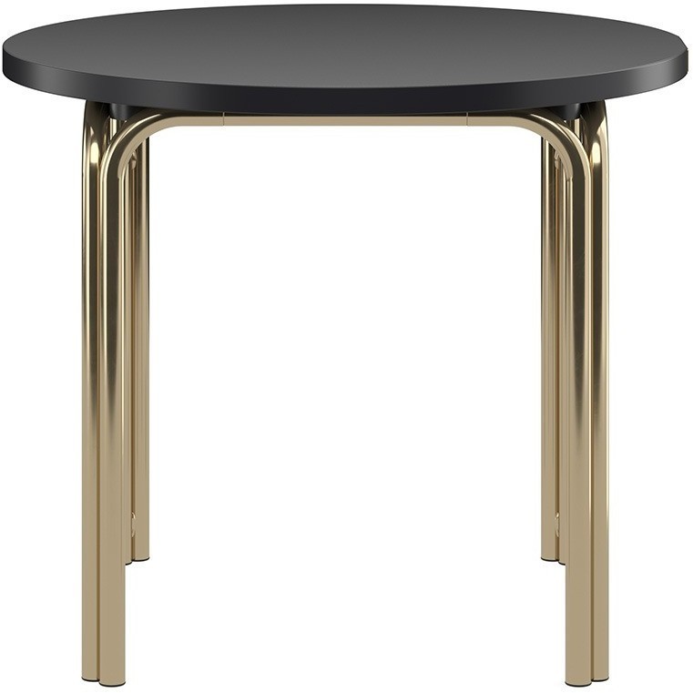 Столик кофейный ror, D50 см, латунь/черный (75278)