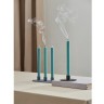 Набор из двух свечей бирюзового цвета из коллекции edge, 24,5 см (77658)