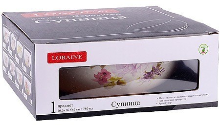 Супница керамическая 750 мл Очарование LORAINE (60230)
