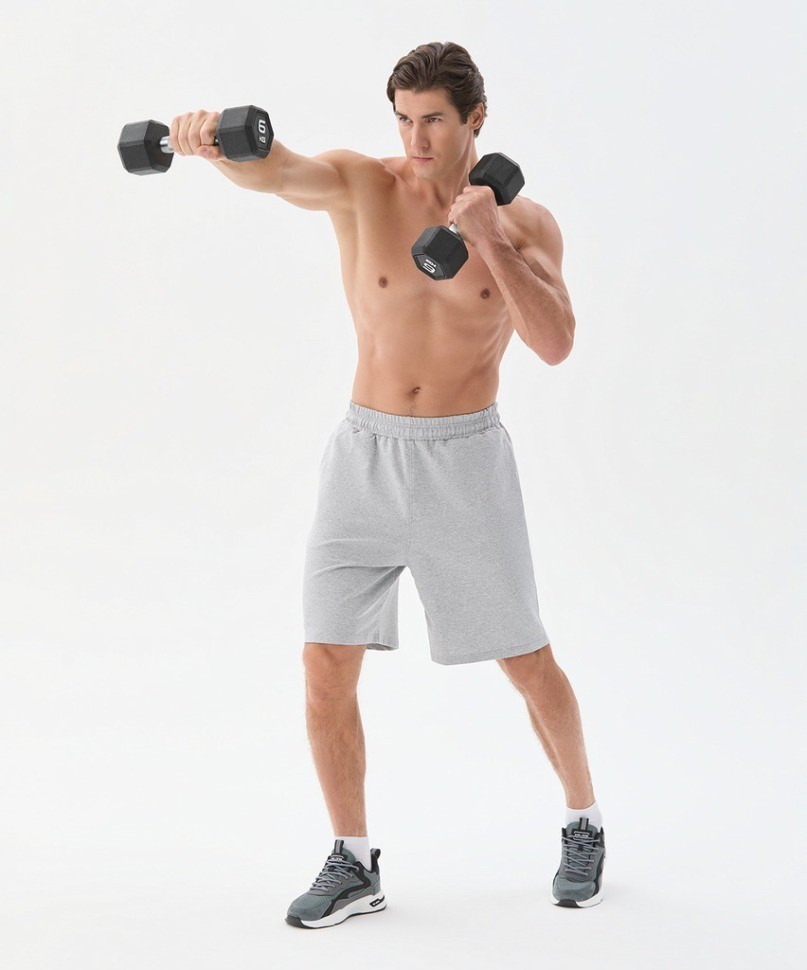 Гантель гексагональная Starfit DB-301PRO 6 кг, обрезиненная, черный (2115110)