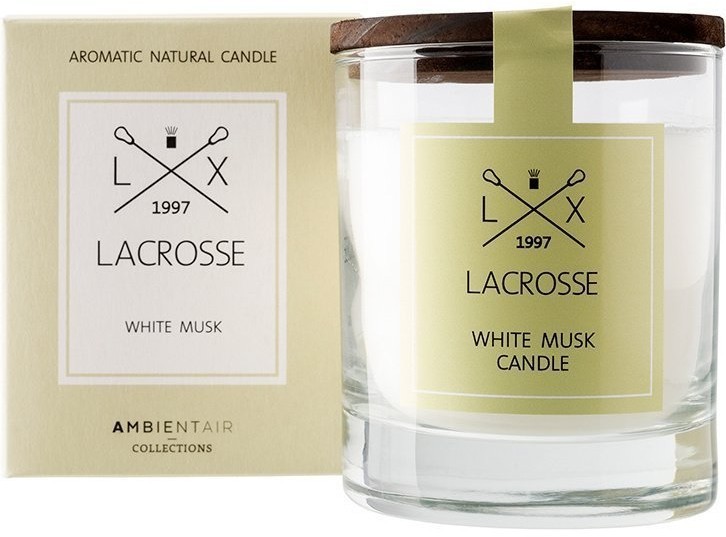 Свеча ароматическая lacrosse, white musk, 40 ч (55146)
