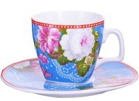 Коф/наб. 12пр 80мл кост/фарф РОЗЫ LR (24757)