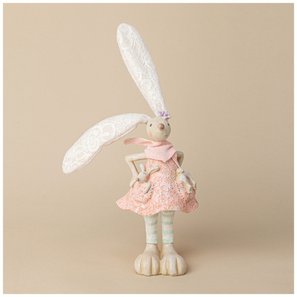 Фигурка декоративная кролик  10x10x29.5см Lefard (125-305)
