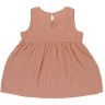 Платье без рукава из хлопкового муслина цвета пыльной розы из коллекции essential 24-36m (69599)