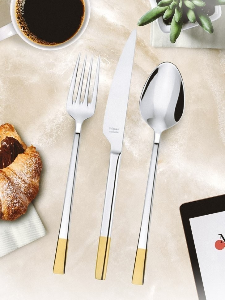 Набор столовых приборов MILANO GOLD 18 шт H55032