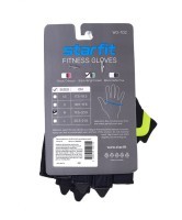 Перчатки для фитнеса WG-102, черный/ярко-зеленый (1525992)