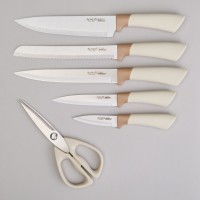 Набор ножей agness  на пластиковой подставке, 7 предметов (911-779)