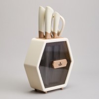 Набор ножей agness  на пластиковой подставке, 7 предметов (911-779)