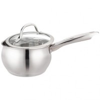 Ковш agness со стекл. крышкой серия apple 1,9 л. 16x9.5 см (937-351)