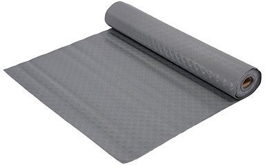 Противоскользящий коврик ПВХ Vortex Пятачки 2,4 мм 0,9х10 м серый 22166 (63325)