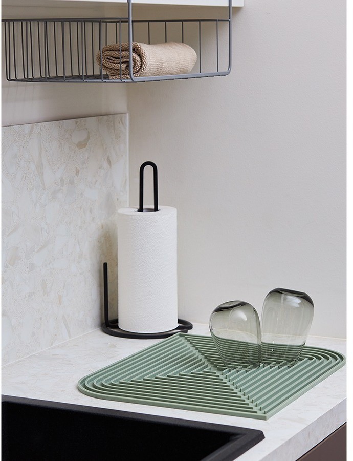 Коврик для сушки посуды dry flex, 34,6х44,6 см, шалфей (78436)