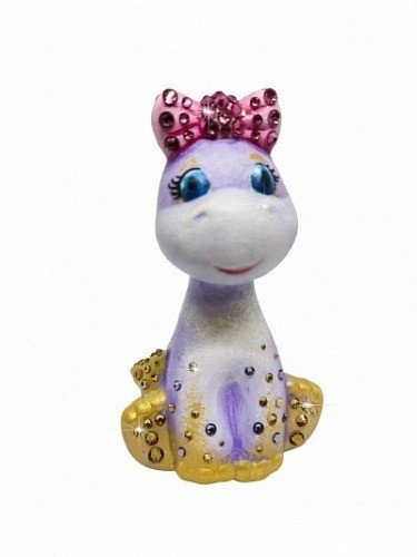 Картина Дракон девочка с кристаллами Swarovski (3035)