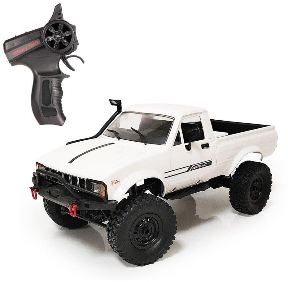 Радиоуправляемая машина WPL пикап Hilux (белый) 4WD 2.4G 1:16 RTR (WPLC-24-1)