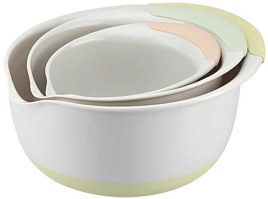 Набор емкостей для смешивания mixy, пастель, 3 шт. (77702)