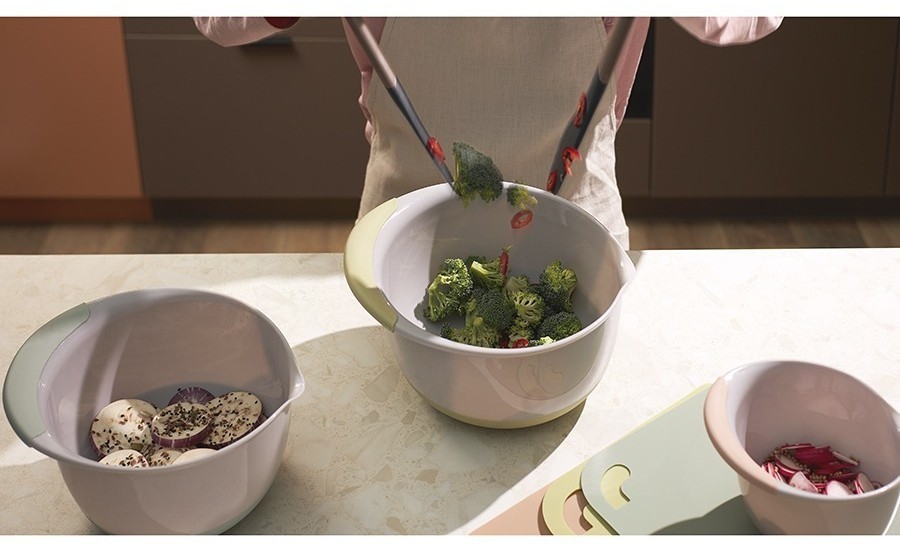 Набор емкостей для смешивания mixy, пастель, 3 шт. (77702)