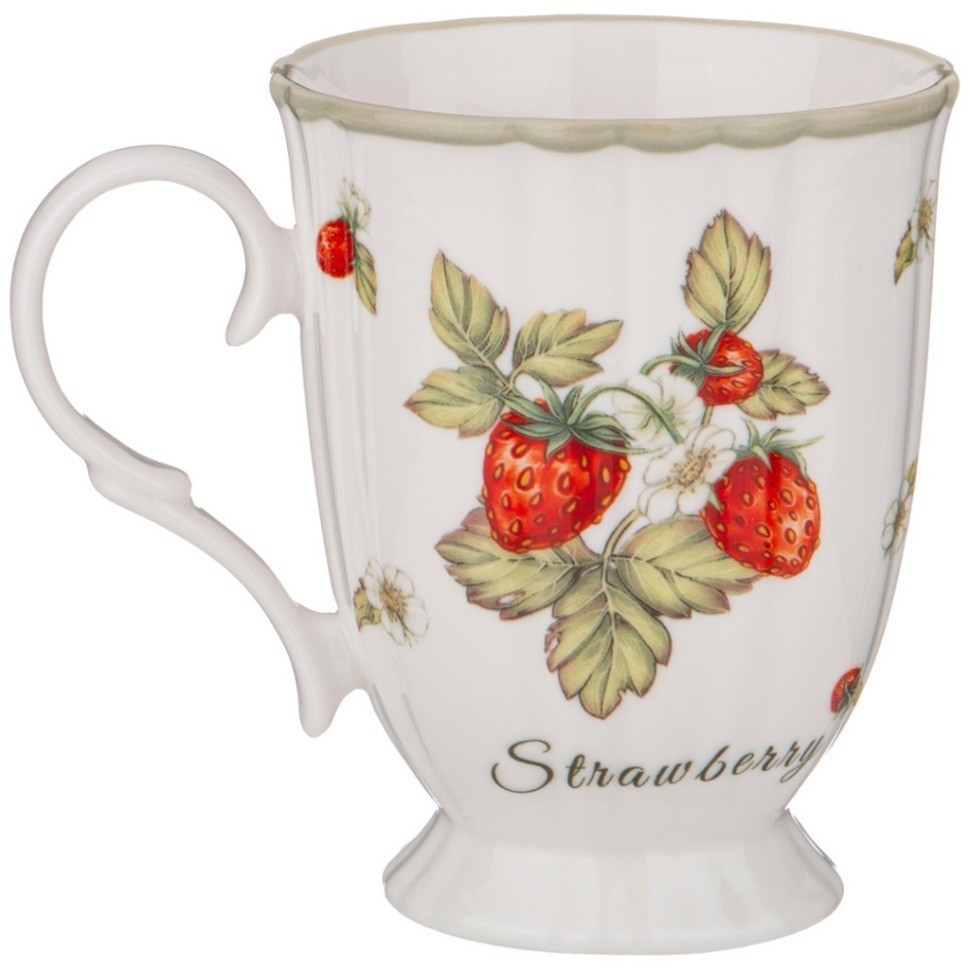 Кружка lefard "strawberry" 380 мл (85-1902)