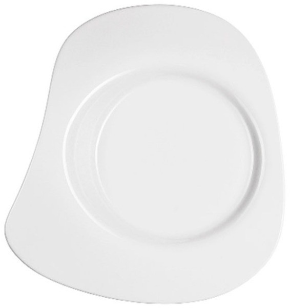 Тарелка S0813, фарфор, white