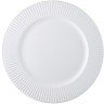 Набор обеденных тарелок soft ripples, D27 см, белые, 2 шт. (73511)