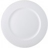 Набор обеденных тарелок soft ripples, D27 см, белые, 2 шт. (73511)