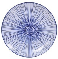 Тарелка 16021, 20,6 см, фарфор, blue, TOKYO DESIGN