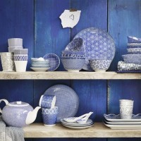 Тарелка 16021, 20,6 см, фарфор, blue, TOKYO DESIGN