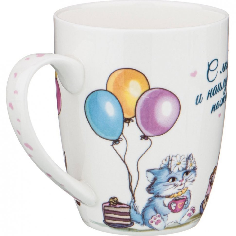 Кружка lefard "желаем счастья!" 400мл Lefard (415-2082)