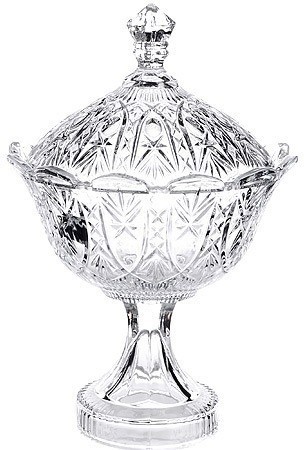 -341205W Конфетница KENZO на ножке (SK077-11000W)