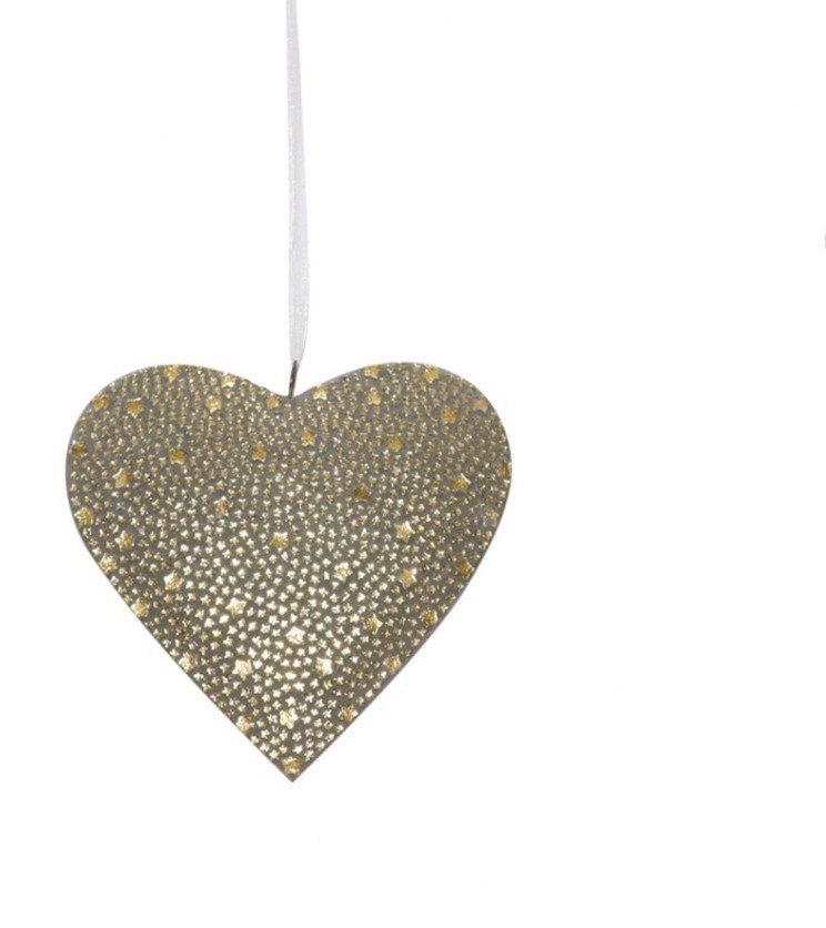 Новогодняя игрушка BL-034B, железо, grey/gold, ROOMERS FURNITURE