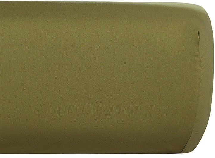 Простыня на резинке из премиального сатина светло-серого цвета из коллекции essential,  160х200х30 с (79849)